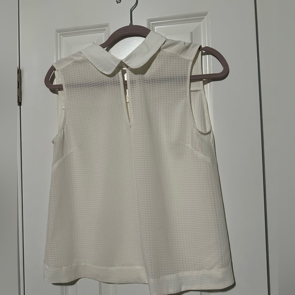French Connection Size Tag Missing Peter Pan Collar Shirt